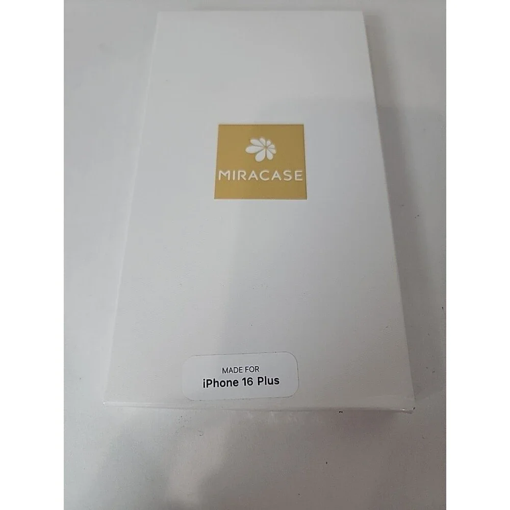 MiraCase Magnetic IPhone 16 Plus Case Black 24H09